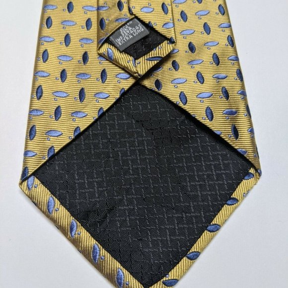 Pronto Uomo Men's Woven 100% Silk Necktie - Picture 3 of 5